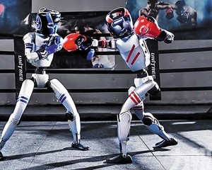 宇樹科技參與機甲格鬥展示