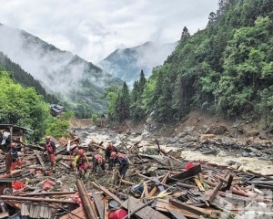 廣西山洪致五死三失蹤