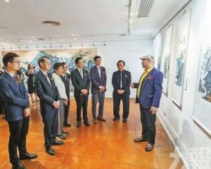 黃慶標山水畫展揭幕