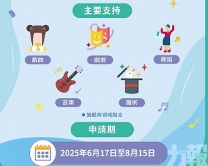 文化展演品牌推廣資助今起申請
