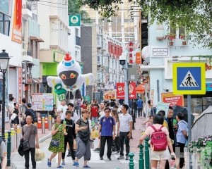 較去年同期上升14.9%