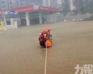 消防繩索橫渡驚險營救