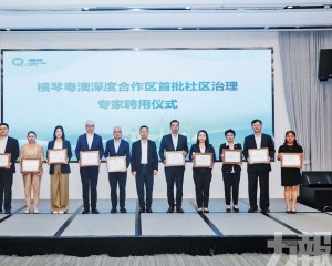 合作區聘請專家智囊團破難題
