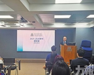 唐繼宗院長勉新生自強不息