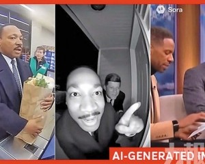 暫停Sora生成馬丁路德金恩影片