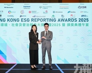 銀娛於香港ESG報告大獎獲頒『卓越社會成效嘉許獎』 銀娛於香港ESG報告大獎獲頒『卓越社會成效嘉許獎』