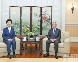 國務委員諶貽琴與行政長官岑浩輝會面