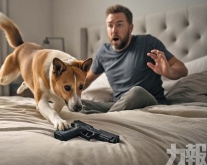 主人背部中彈幸無生命危險