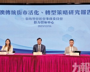 研究倡設街市活化小組助轉型