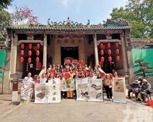 觀音堂丙午年書畫活動弘揚傳統