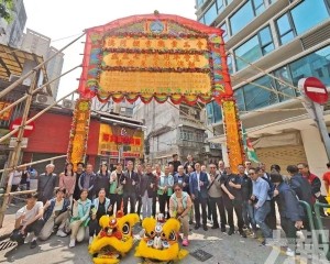 祈世界和平續傳承「搭棚技藝」