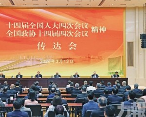 岑：把兩會精神轉化為實際行動