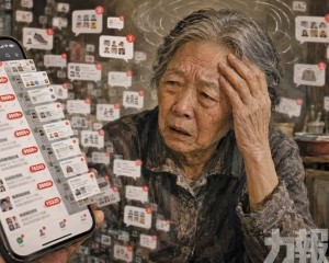 老人微信塞滿77萬條未讀信息