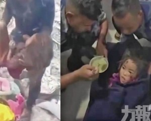 尼泊爾六歲女童奇蹟獲救
