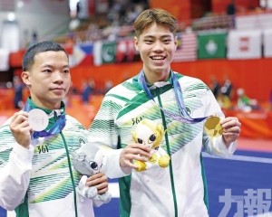 澳隊包攬亞運單項金銀創歷史