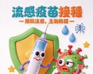流感不是普通感冒！每年一針，守護全家