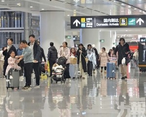 入境外國人逾七成免簽