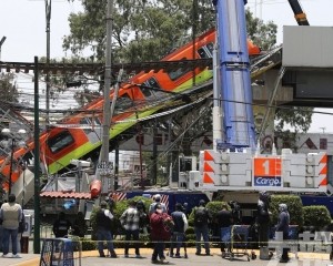 墨西哥軌道橋倒塌事故增至24死