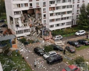 俄羅斯居民樓發生天然氣爆炸