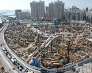 有片！黑沙灣新填海區置換房已開展新造樁工程