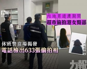 休班警當場揭發 電話檢出633張偷拍相