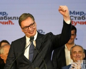 現任總統武契奇宣布勝選