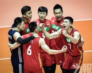 中國男排將與日本隊爭冠