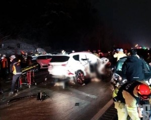 韓國47車連環撞釀1死3重傷