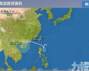 香港現正懸掛十號颶風信號