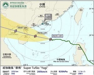 氣象局：今晚8時至11時改發八號風球