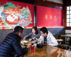 無阻全年餐廳總數增至1,682萬間