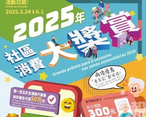 「社區消費大奬賞」聯動全澳消費近七億