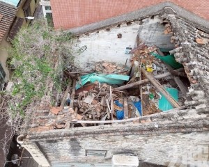 政府清拆大碼頭街殘危樓宇