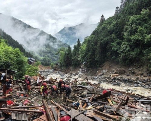 廣西山洪致五死三失蹤