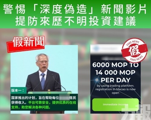 假冒岑浩輝推介網上投資項目