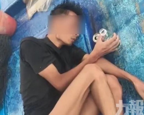 三亞外海獲救 餓至皮包骨