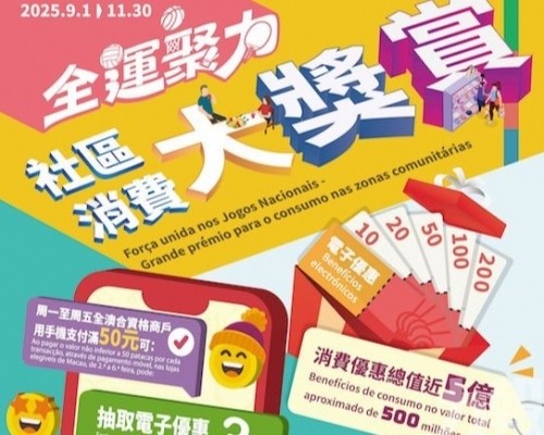 發放總值近五億澳門元消費優惠