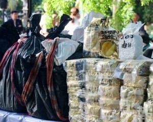 企扮榴槤跨境走私中國台灣地區