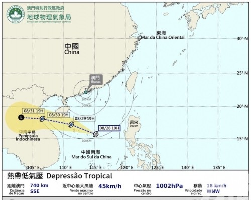 氣象局料在明日清晨前維持