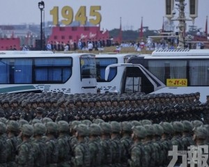 受閱部隊長安街列陣