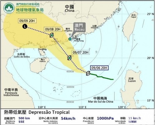 周日晚間發八號風球機會中等至較高