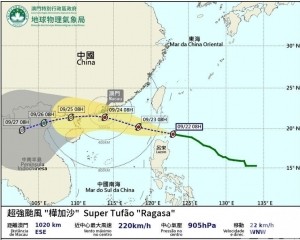周二下午至晚間改掛八號風球機會高