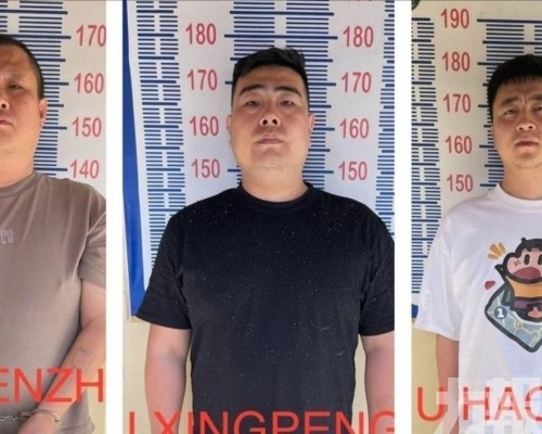 三中國籍嫌犯被捕 兩人仍在逃