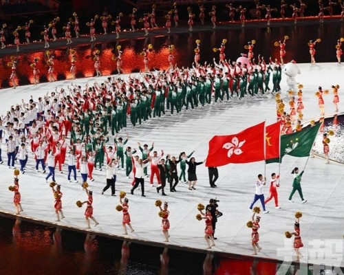 粵港澳三地運動員壓軸同步入場