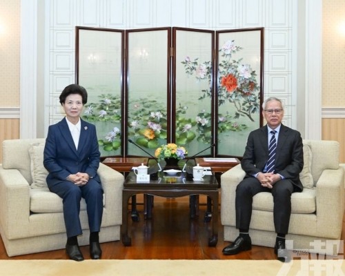 國務委員諶貽琴與行政長官岑浩輝會面