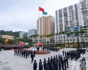澳門特區政府舉行升旗儀式　
