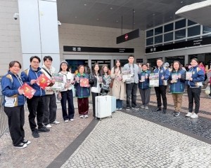 司警局新春前夕開展預防不法匯兌及防盜宣傳