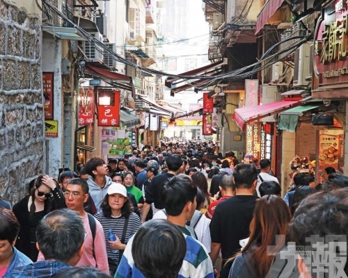 新春假期訪澳旅客170萬人次