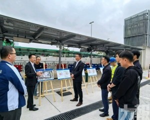 輕軌東線ES1站建全天候通道連接關閘邊檢大樓