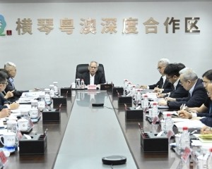 推進橫琴合作區高質量發展